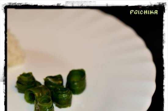 Chinese Cucumber Peel Appetizer
