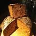 Whole grain rye bread with sourdough paprika