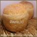Kulatý pšeničný chléb z 1. třídy mouky (v troubě)