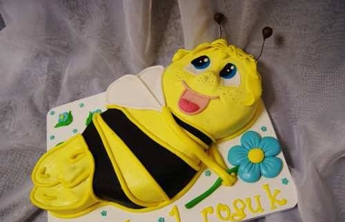 Cake "Maya the Bee" 2D (master class)