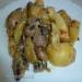 فطر مطهي مع البطاطس (قدر ضغط ماركة 6050)