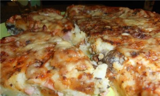 Potato casserole Lazy pizza (Brand 35128 airfryer)