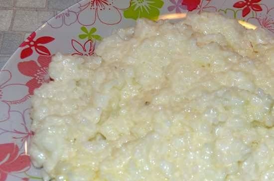 Rice milk porridge in the multicooker Cuckoo SMS-HE1055F