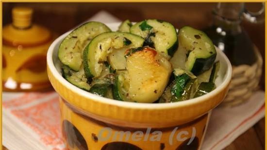 Zucchini with rice for Cuckoo 1054