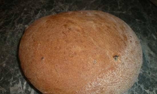 Wheat sourdough bread