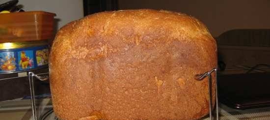Wheat-rye bread on kombucha (bread maker)