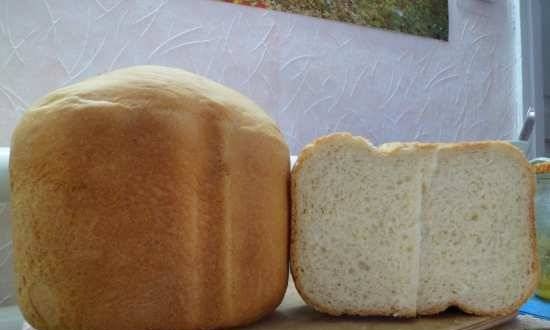Pane di grano a lievitazione naturale in una macchina per il pane