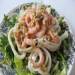 Rocket salad with seafood