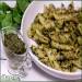 Pasta with mint ginger pesto