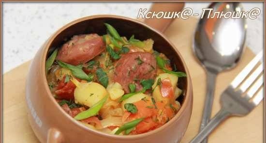 سوليانكا على طريقة ميونيخ مع لحم الخنزير المقدد (متعدد الطهي ماركة 37501)