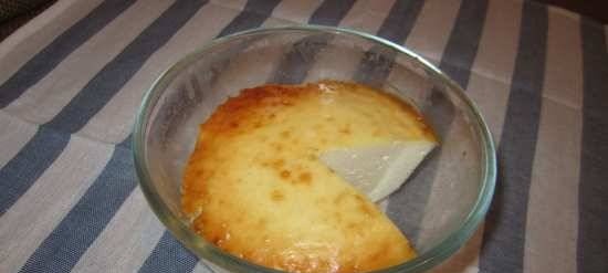 Curd and yoghurt casserole in an air fryer