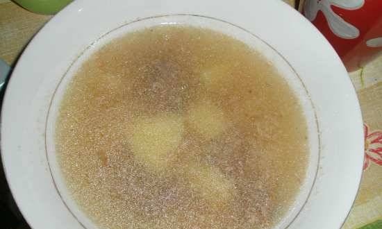 Pea soup in a multicooker Polaris