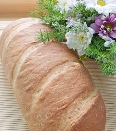 Wheat loaf made from premium flour