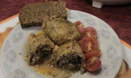 Lazy chicken cabbage rolls in a Panasonic multicooker