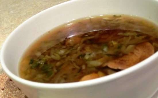 Pickle with mushrooms in Oursson MP5002 pressure cooker