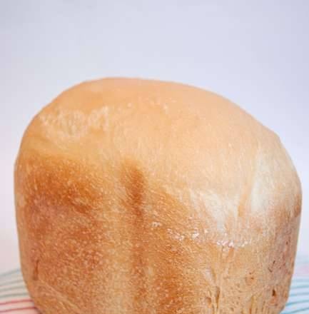 French bread on a thick dough in a bread maker