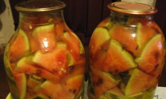 Pickled and canned watermelons (recipes)