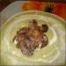 Sopa de puré de patatas con brócoli y champiñones en Cuco 1051
