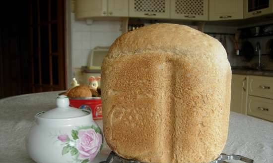 לחם חיטה עם מחמצת שיפון