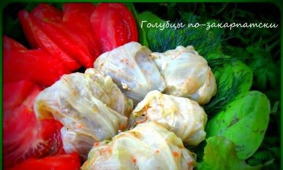 The lightest stuffed cabbage or cabbage with minced meat and rice in a pressure cooker (Polaris 0305)