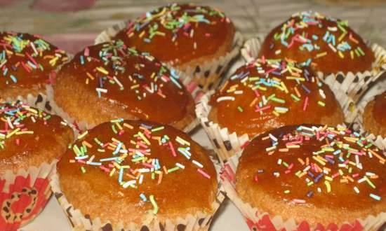 Muffins "Rainbow of taste"