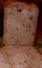 Whole grain bran, dates and nuts bread