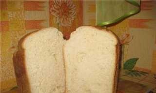 Wheat and rice bread (bread maker)
