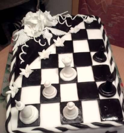 Cake for chess lovers