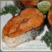 Salmon steaks in lime marinade (Brand 6051 multicooker-pressure cooker)