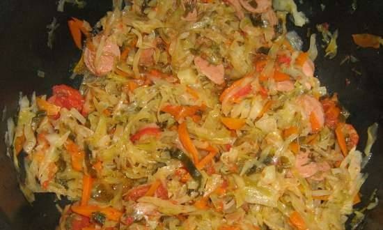 Fried cabbage in a multicooker Brand-37502