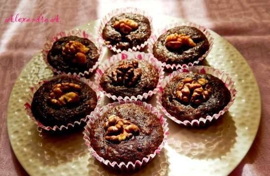 Martha Stewart csokoládé cukkini cupcakes