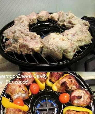 Barbecue at home (grill gas)