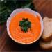 Cheese and carrot soup