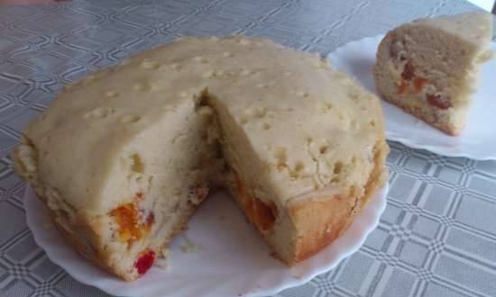 Torta con ciliegia, mela e albicocche secche (Panasonic SR-TMH 10)