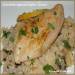 Lemon chicken breasts with rice in a Brand 6051 multicooker pressure cooker