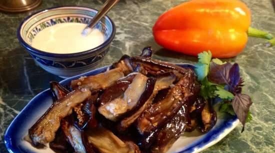 Eggplant with Garlic Sauce (Philips Air Fryer)