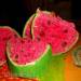 Watermelon Look- Alike Raisin Bread