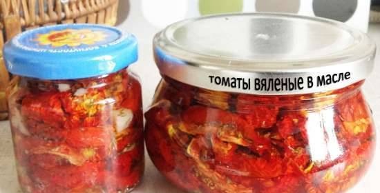 Sun-dried tomatoes, sweet and sour with soy sauce