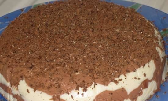 Chocolate curd dessert