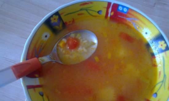 حساء الخضار مع البرغل (Steba DD1 ECO)