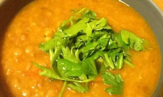 Zuppa di lenticchie con tacchino (pentola a pressione Steba DD1)