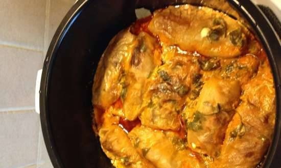 Cabbage rolls in a Brand 6051 pressure cooker