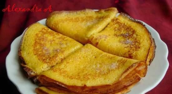 Pumpkin pancakes "Fragrant"