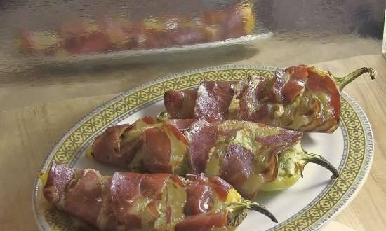 Grillezett csirke és ananász jalapeno paprikával (BBQ csirke és ananász Jalapeno Poppers)