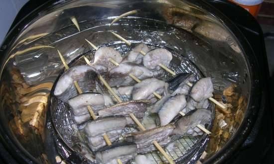 سمك مدخن (طباخ بطيء متعدد الطهي - طباخ الضغط Steba DD1 ECO)