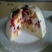 Cake with berries in sour cream jelly