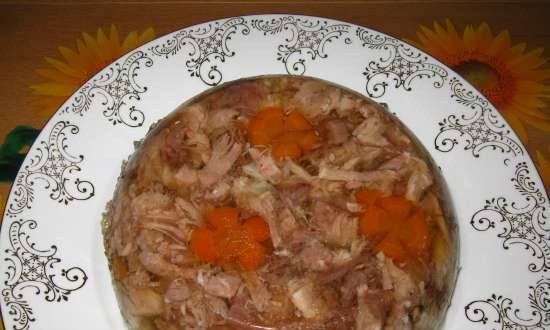Jellied meat in a multicooker-pressure cooker Saturn ST-MC9184