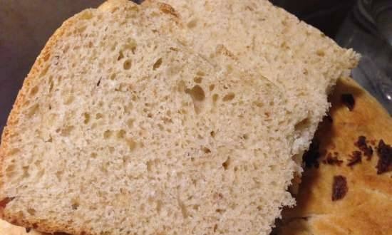 Pan de trigo con miel y cebolla (olla a presión Steba DD1Eco)