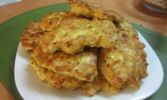 Chicken cutlets with curry