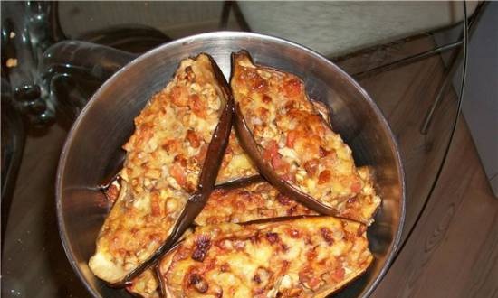 Eggplant with cheese